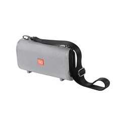 COLUNA BLUETOOTH T&G TG-123/TG123 FM/TF/AUX/DISCO U/CHAMADAS MÃOS LIVRES CINZA COLUNA BLUETOOTH T&G TG-123/TG123 FM/TF/AUX/DISCO U/CHAMADAS MÃOS LIVRES CINZA